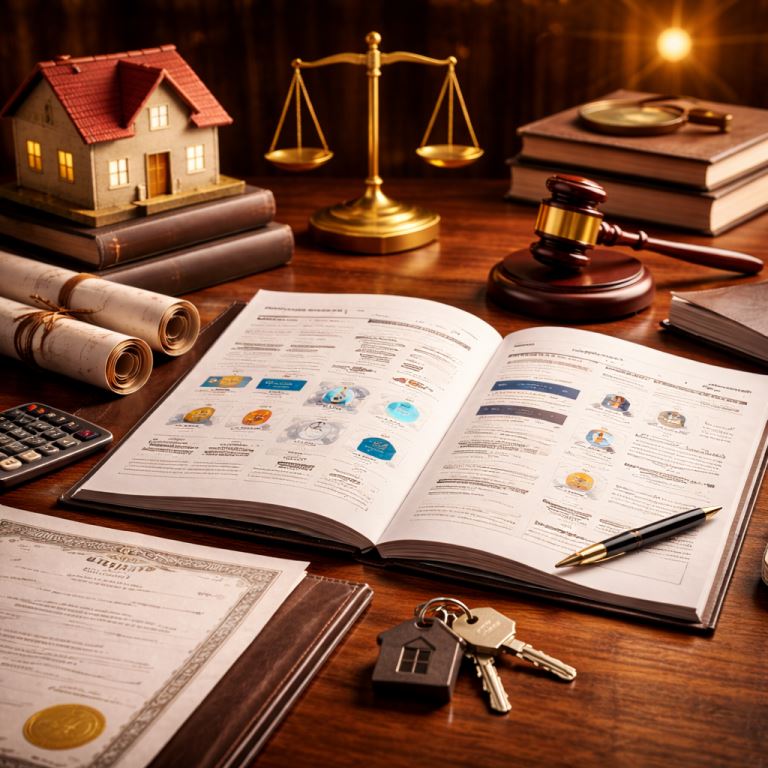 Registro de propiedad y documentos legales