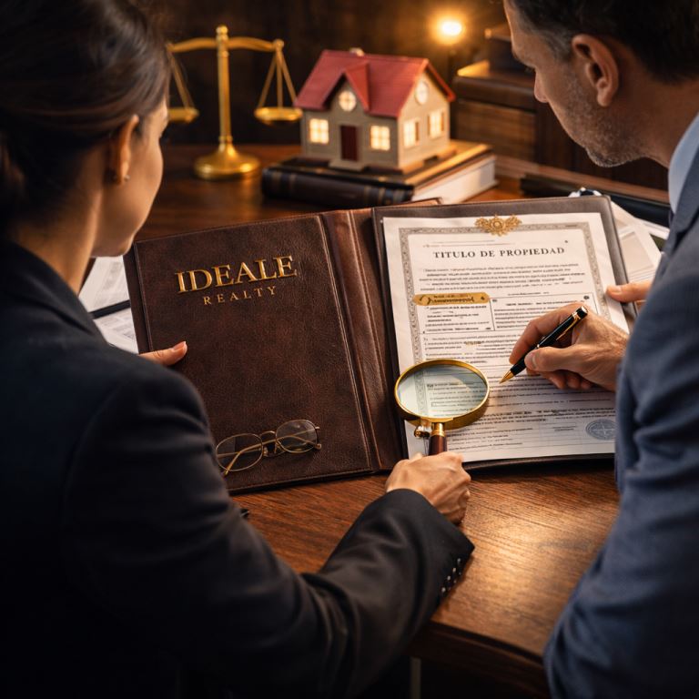 Revision de propiedad en oficina profesional