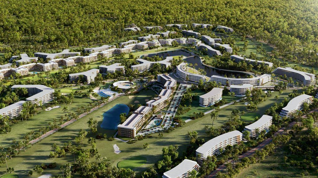 Palm View Golf & Apartments Punta Cana 43 Palm View Golf & Apartments Punta Cana, proyecto de apartamentos en Punta Cana con CONFOTUR, amenidades resort y alto potencial para inversión.