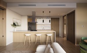 Palm View Golf & Apartments Punta Cana, proyecto de apartamentos en Punta Cana con CONFOTUR, amenidades resort y alto potencial para inversión.