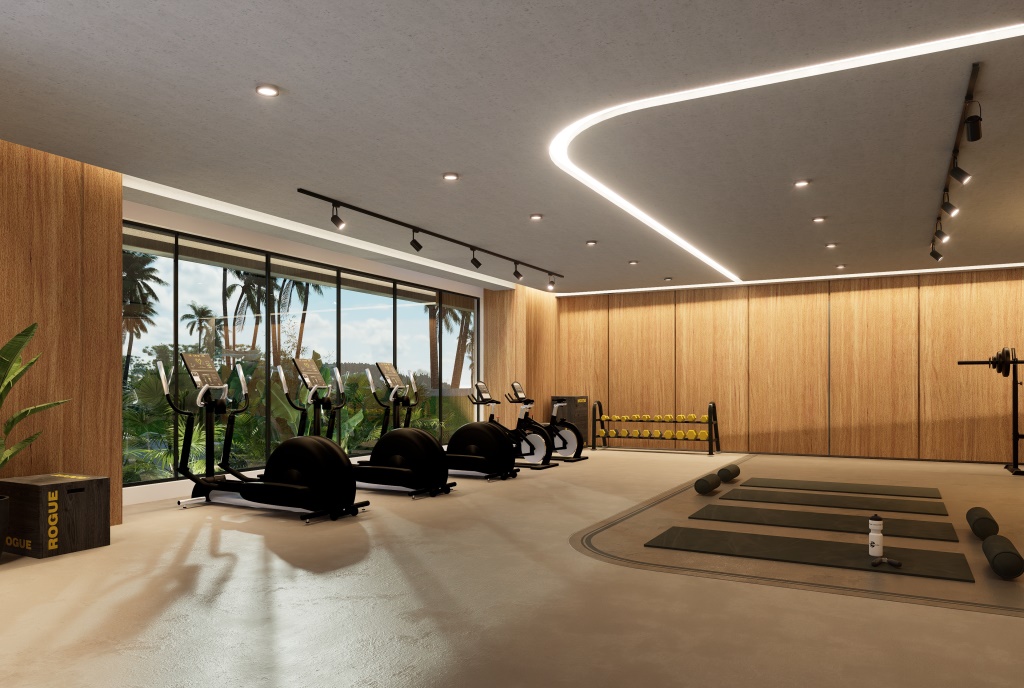 Palm View Golf & Apartments Punta Cana 29 Palm View Golf & Apartments Punta Cana, proyecto de apartamentos en Punta Cana con CONFOTUR, amenidades resort y alto potencial para inversión.