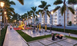 Descubre Jardines 3 en Pueblo Bávaro Punta Cana. Apartamentos desde USD $79,800 con amenidades, seguridad y alto potencial de inversión inmobiliaria.