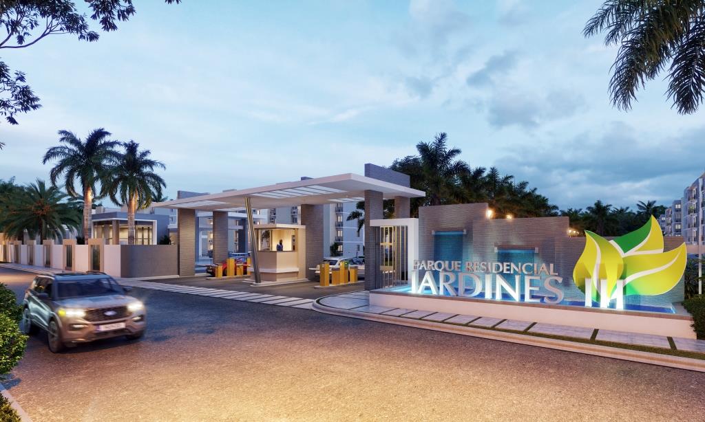 Descubre Jardines 3 en Pueblo Bávaro Punta Cana. Apartamentos desde USD $79,800 con amenidades, seguridad y alto potencial de inversión inmobiliaria.