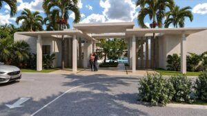Descubre Apartamento en Venta en Jardines 4 de Pueblo Bávaro. Proyecto residencial en Punta Cana con amenidades, seguridad y potencial de inversión desde USD $79,800.