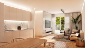 Descubre Apartamento en Venta en Jardines 4 de Pueblo Bávaro. Proyecto residencial en Punta Cana con amenidades, seguridad y potencial de inversión desde USD $79,800.