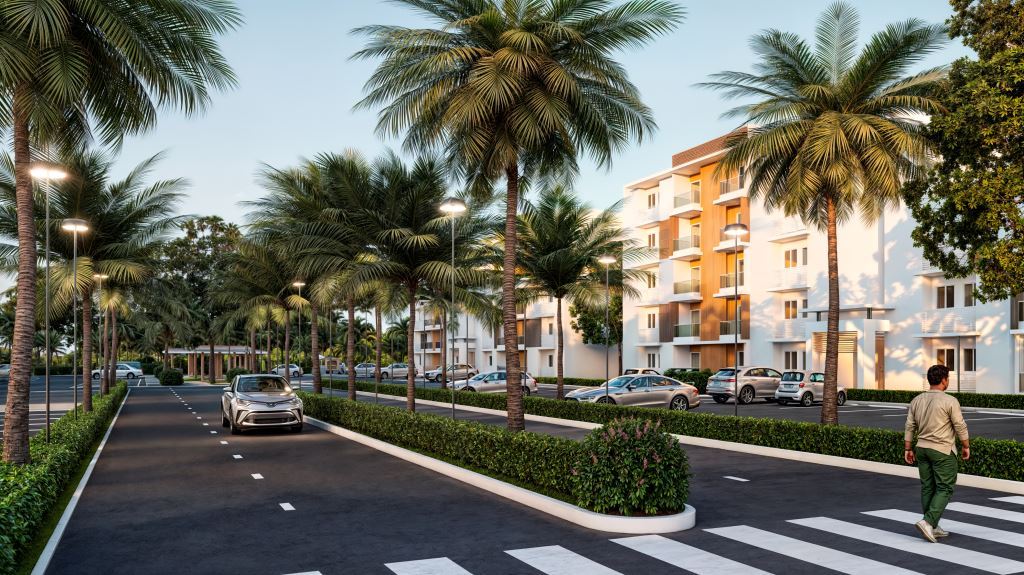 Jardines 4 en Pueblo Bávaro Punta Cana 29 Descubre Apartamento en Venta en Jardines 4 de Pueblo Bávaro. Proyecto residencial en Punta Cana con amenidades, seguridad y potencial de inversión desde USD $79,800.