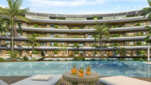 River Island Punta Cana: condohotel con 16 piscinas, CONFOTUR, ROI estimado 8% y apartamentos de lujo en venta. Invierte con Ideale Realty.