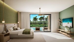 River Island Punta Cana: condohotel con 16 piscinas, CONFOTUR, ROI estimado 8% y apartamentos de lujo en venta. Invierte con Ideale Realty.