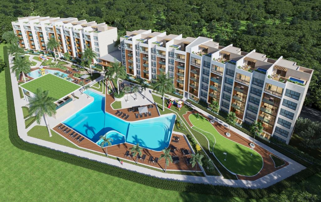 Descubre Vista Golf proyecto inmobiliario en Cap Cana, con apartamentos exclusivos cerca de Playa Juanillo, amenidades premium, CONFOTUR y alta proyección de rentabilidad.