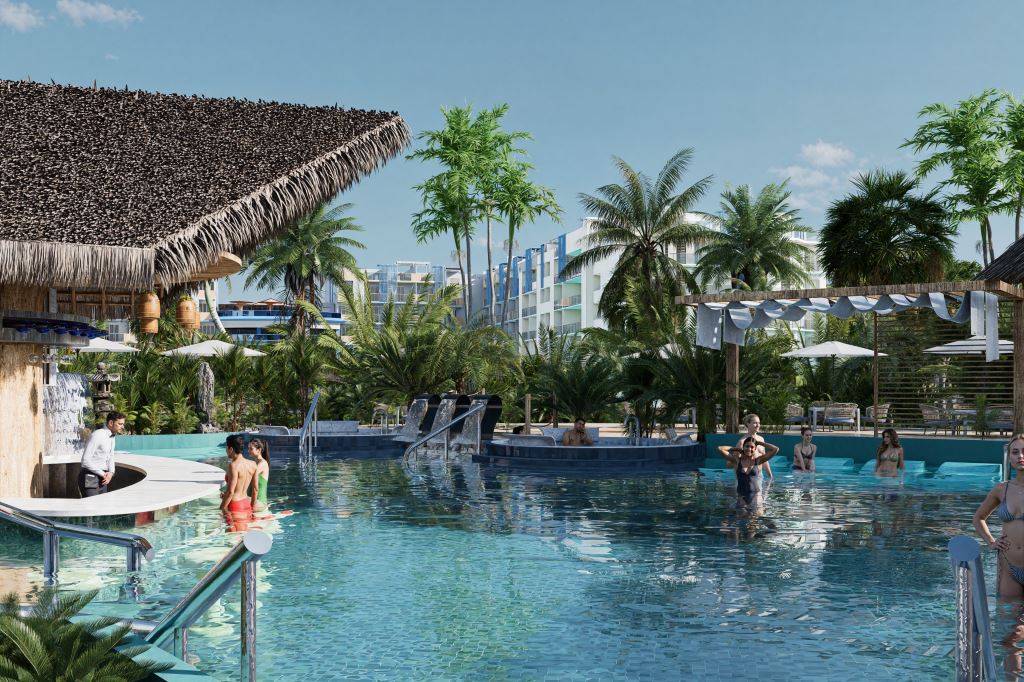 Conozca Cruise On Land Punta Cana, un proyecto turístico de vocación inmobiliaria con apartamentos tipo condohotel, operación hotelera, más de 100 amenidades y una propuesta única de inversión, disfrute y proyección en Punta Cana.