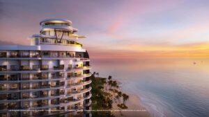 Penthouse de dos niveles con piscina privada en Aquamarine Juan Dolio