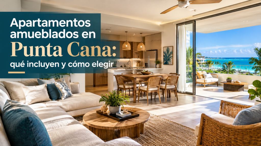 apartamentos amueblados en Punta Cana