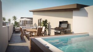 Proyecto apartamentos 200m Playa Coson