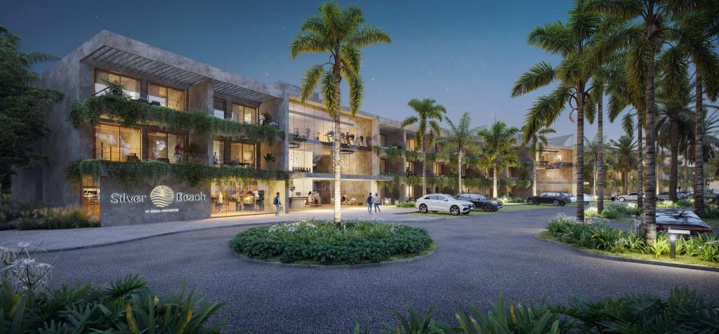 Silver Beach Playa Cosón: Condos from US$249,000 4 View of the Silver Beach project on Playa Cosón, Las Terrenas