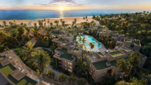 Proyecto Apartamentos en Las Terrenas The Reef frente al mar Caribe en Playa Bonita